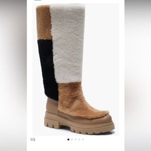 NWOB Free People Happy Thoughts Shearling Boots